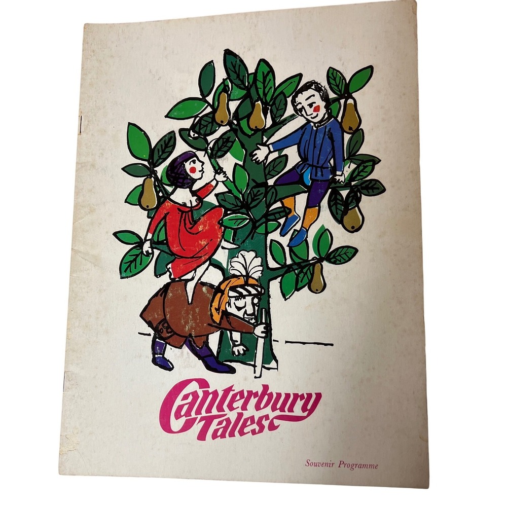Phoenix Theatre‎ Canterbury Tales Souvenir Programme Playbill Vintage 1938